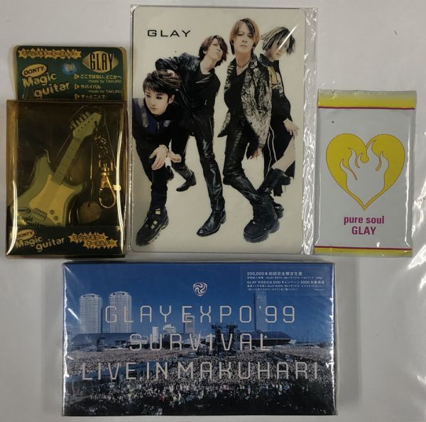 GLAY グッズ チラシ ポップ キーホルダー ポストカード ビデオ 他 セット_画像3