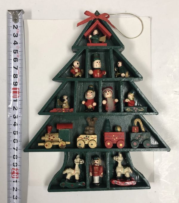  Christmas small articles doll entering tree card set 