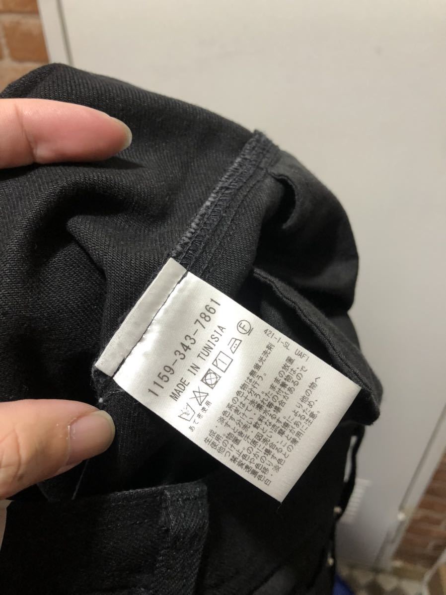 NAMACHEKO　ナマチェコ　Uschi Denim Jeans　デニムパンツ　 NW20 505D 　サイズS ブラック　FK_画像4