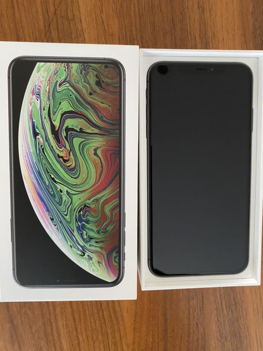 美品】iPhone Xs Max スペースグレー 512 GB SIMフリー-