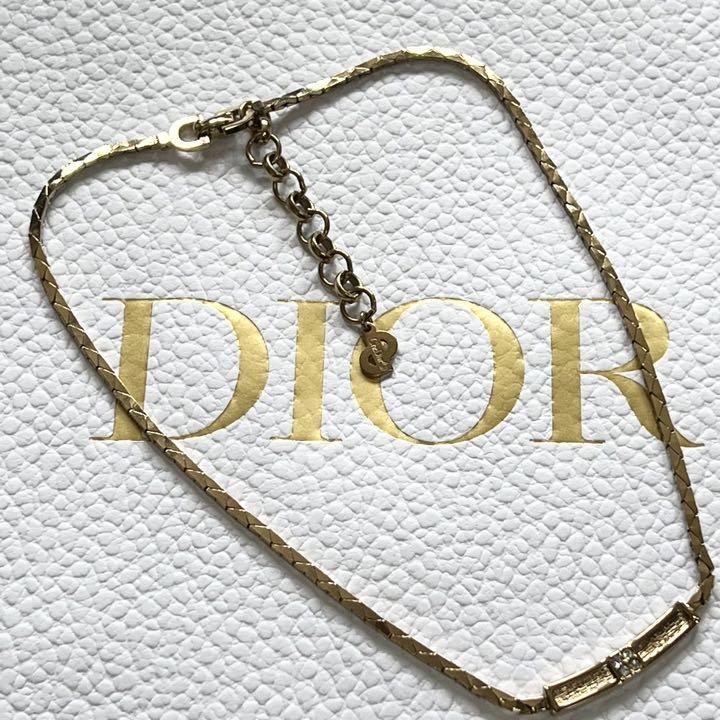 極美品☆Christian Dior クリスチャンディオール 喜平ネックレス