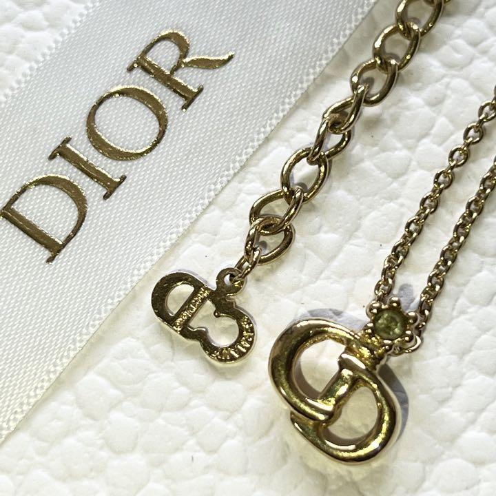 極美品Christian Dior クリスチャンディオール ネックレス CDロゴ