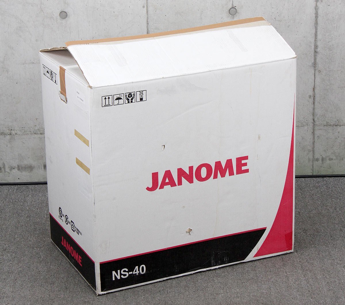 JANOME/NS-40/1頭4針ネーム刺しゅう機/縫製/刺繍/タッチパネル/自動糸切り/ミシン/業務用/メンテナンス済/ジャノメ#Z