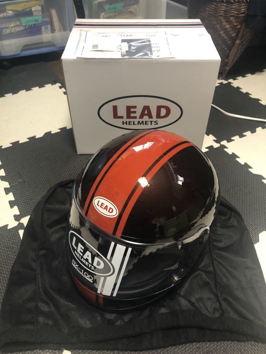 LEAD ヘルメット RX-100R 限定200個 火の玉カラー 未使用品 z900rs