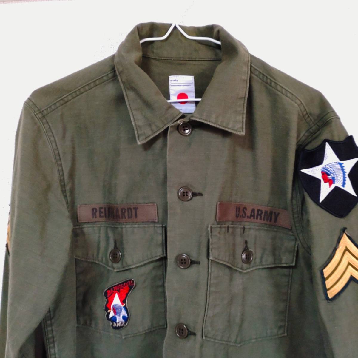 marka マーカ UTILITY SHIRTS ミリタリーシャツ ジョンレノン marka マーカ UTILITY SHIRTS ミリタリーシャツ ジョンレノン