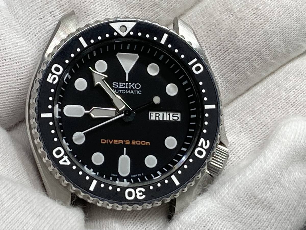 １円～稼働品 SEIKO AUTOMATIC/セイコー ダイバー 200m 7S26