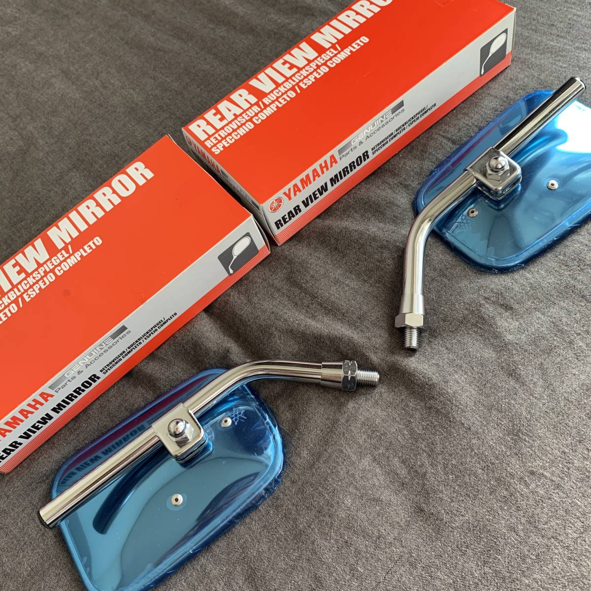 未使用品】 YAMAHA 左右セット ミラー 初期型 SR500 SR400 ヤマハ