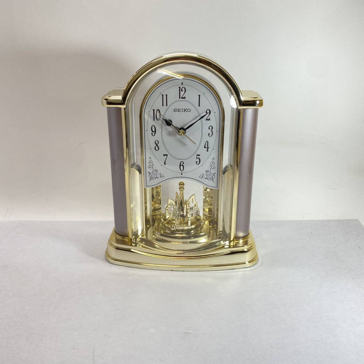 ヤフオク! - SEIKO セイコー 置き時計 クオーツ アナログ 3針