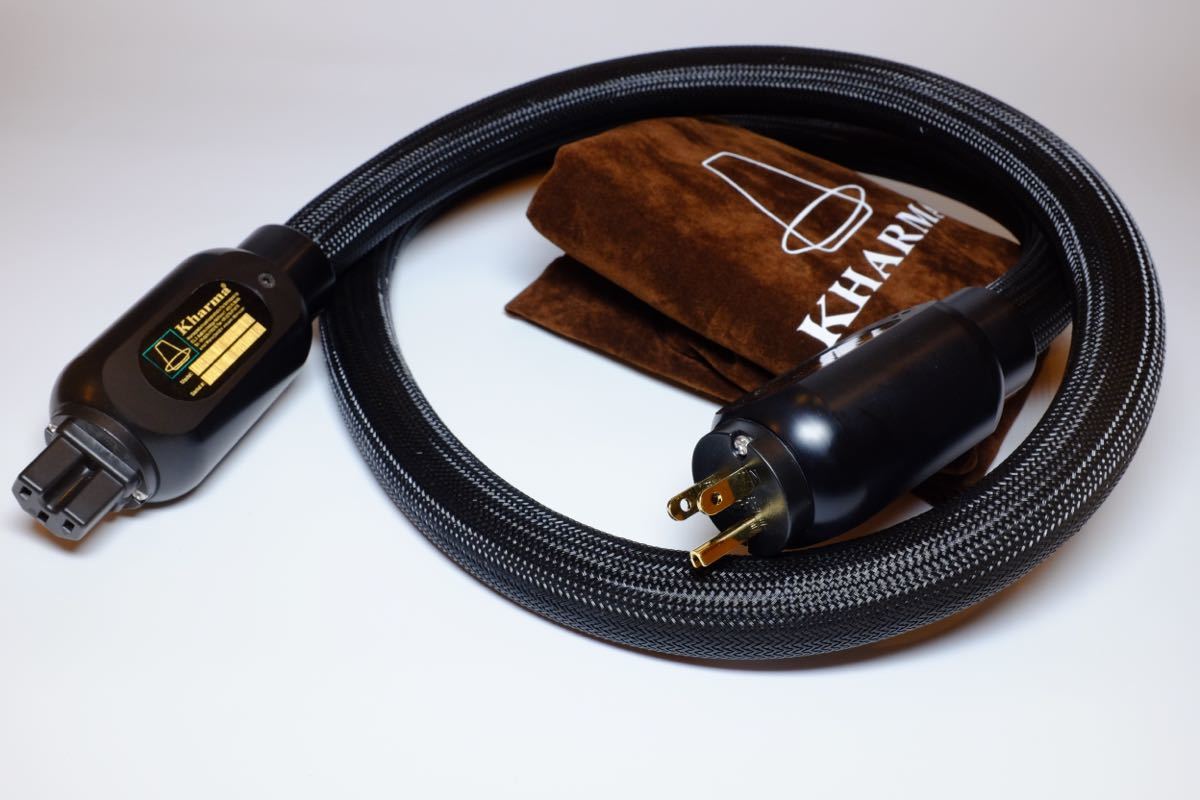 Kharma KpcSR-1Bワールドクラスのフラッグシップ電源コード1.5m Kharma KpcSR-1Bワールドクラスのフラッグシップ電源コード1.5m