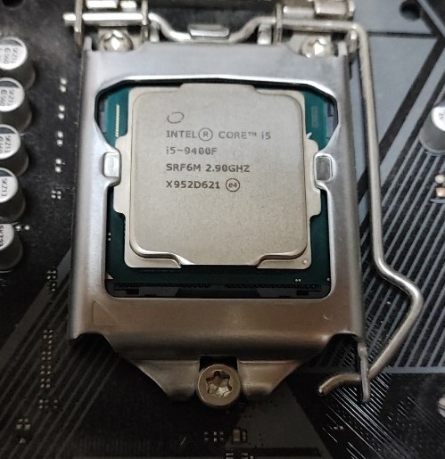 intel Core i5-9400F、マザーボード（ASUS PRIME H310M-E R2.0）、メモリ4GBx2枚のセット