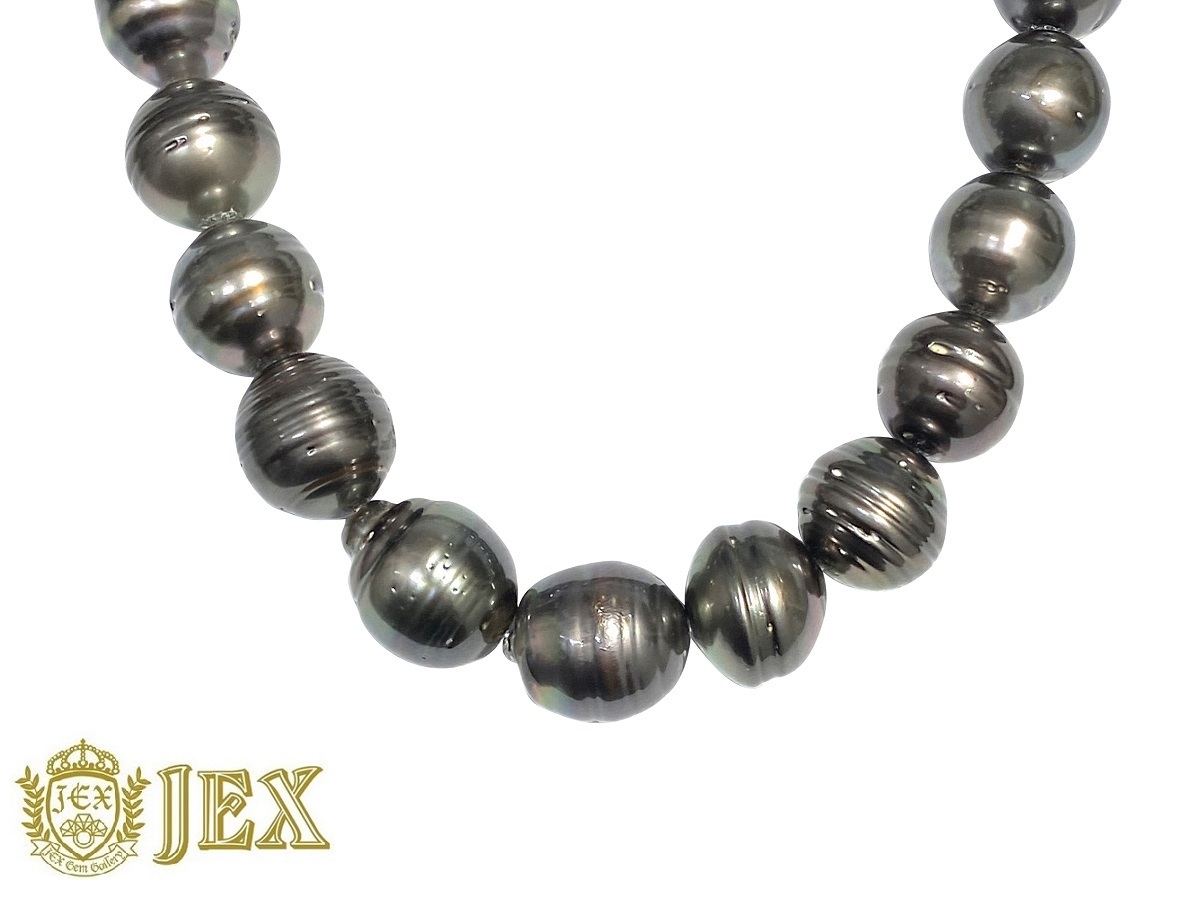 高価値 Pearl SV黒蝶パールネックレス NO.127425 黒蝶（くろちょう