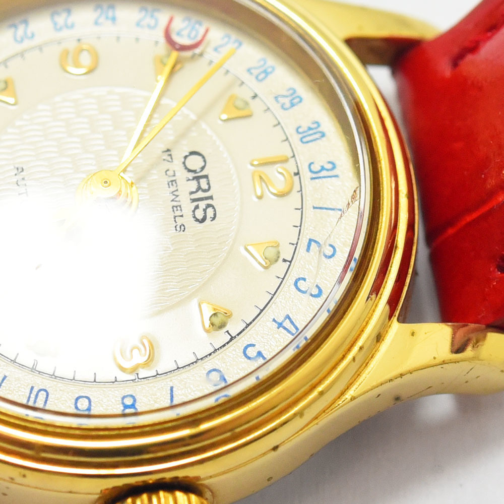 オリス レディース ORIS ポインターデイト 7405 自動巻 オートマ SS