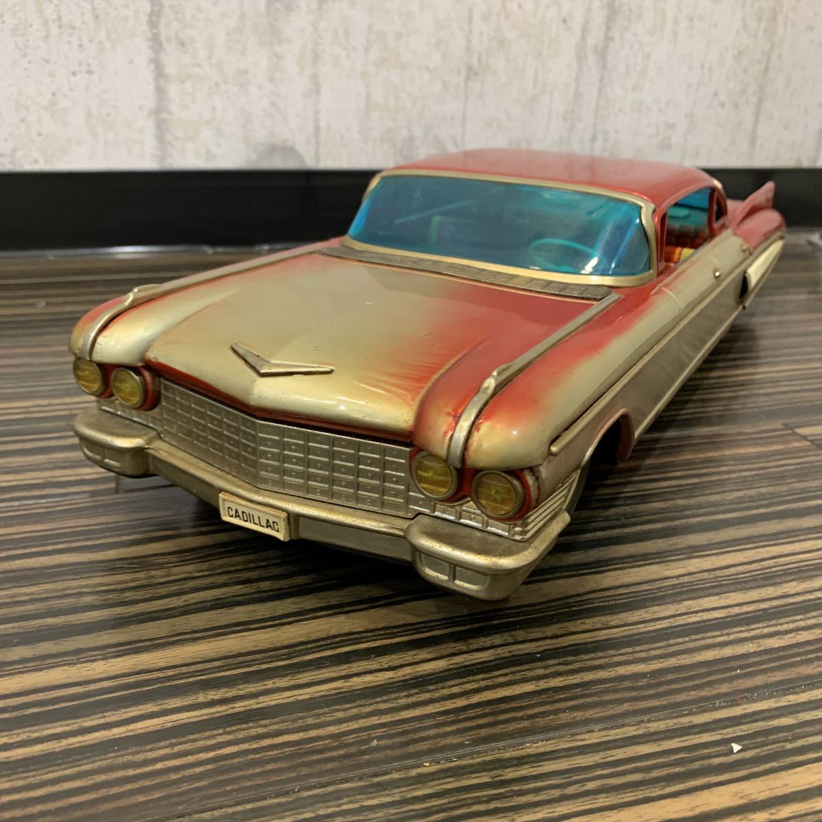 昭和レトロ レア アメ車 キャデラック 50s ブリキ アンティーク玩具-