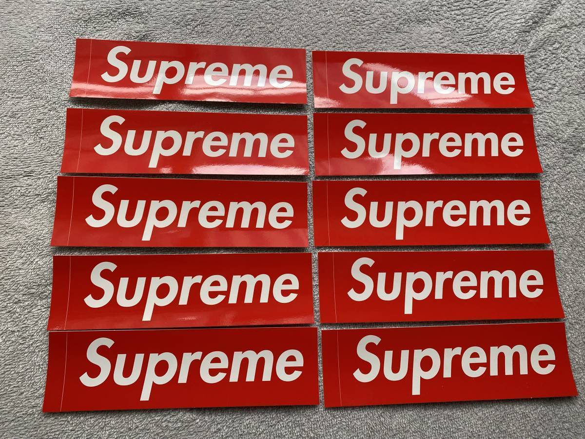 憧れ supreme ステッカー box 赤 10枚 セット tdh-latinoamerica.de