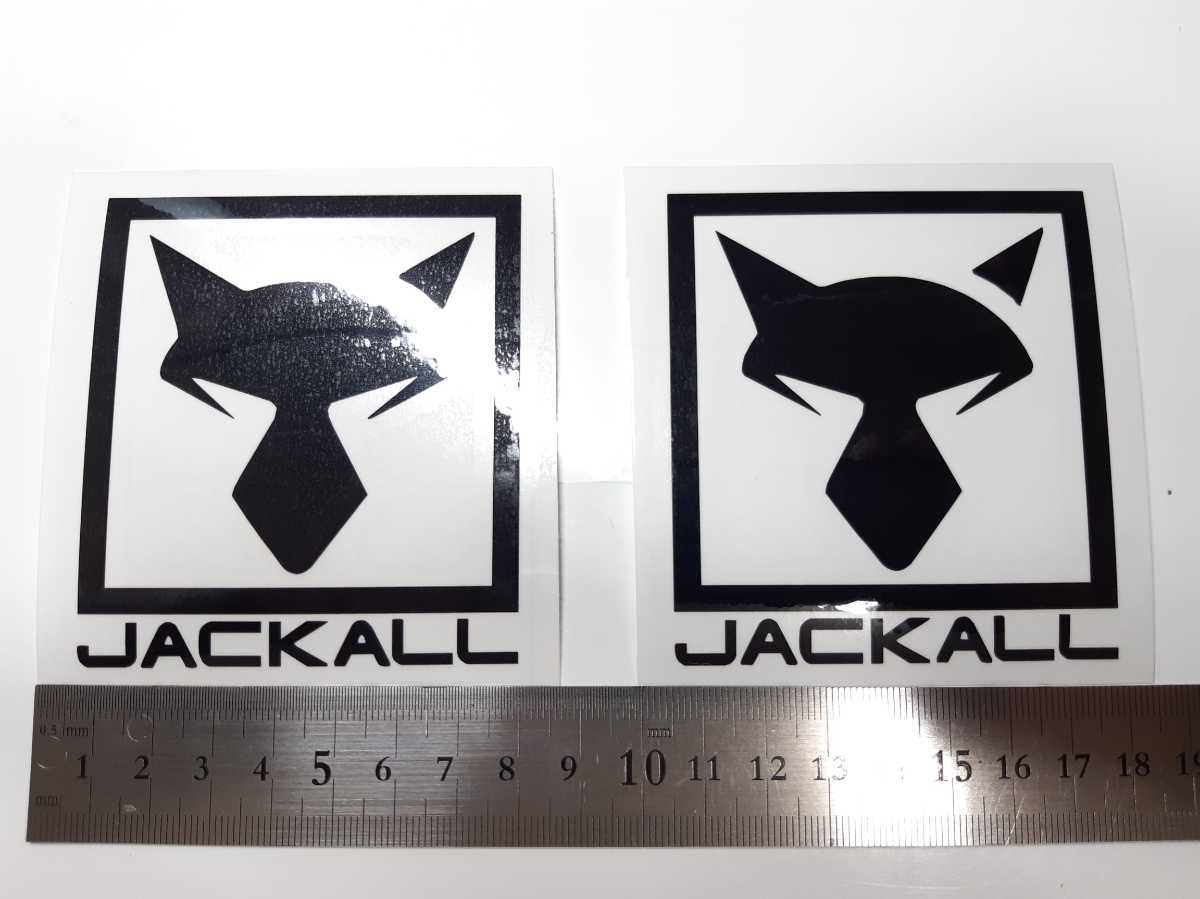 JACKALL ステッカー　2枚セット　　検索　ジャッカル　ブラックバス　ルアー　フィッシング　ロッド　釣り