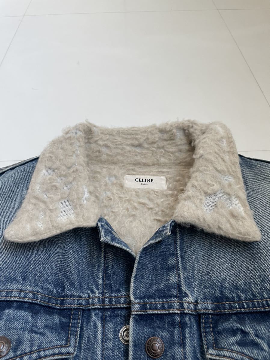 CELINE セリーヌ トラッカー ジャケット ボア Gジャン M CELINE セリーヌ トラッカー ジャケット ボア Gジャン M