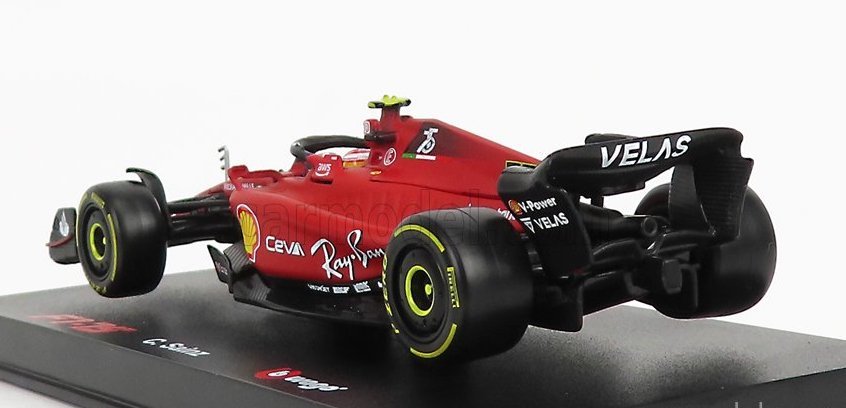 Burago signature 1/43 Ferrari F1 75 #55 CARLOS SAINZ　フェラーリ　サインツ　ブラーゴ　ケース付_画像4