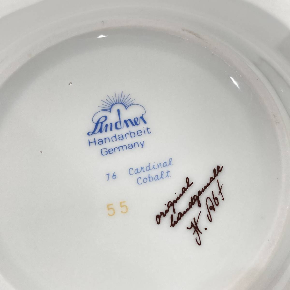 値引きする 6客セット Lindner カーディナルコバルト リンドナー