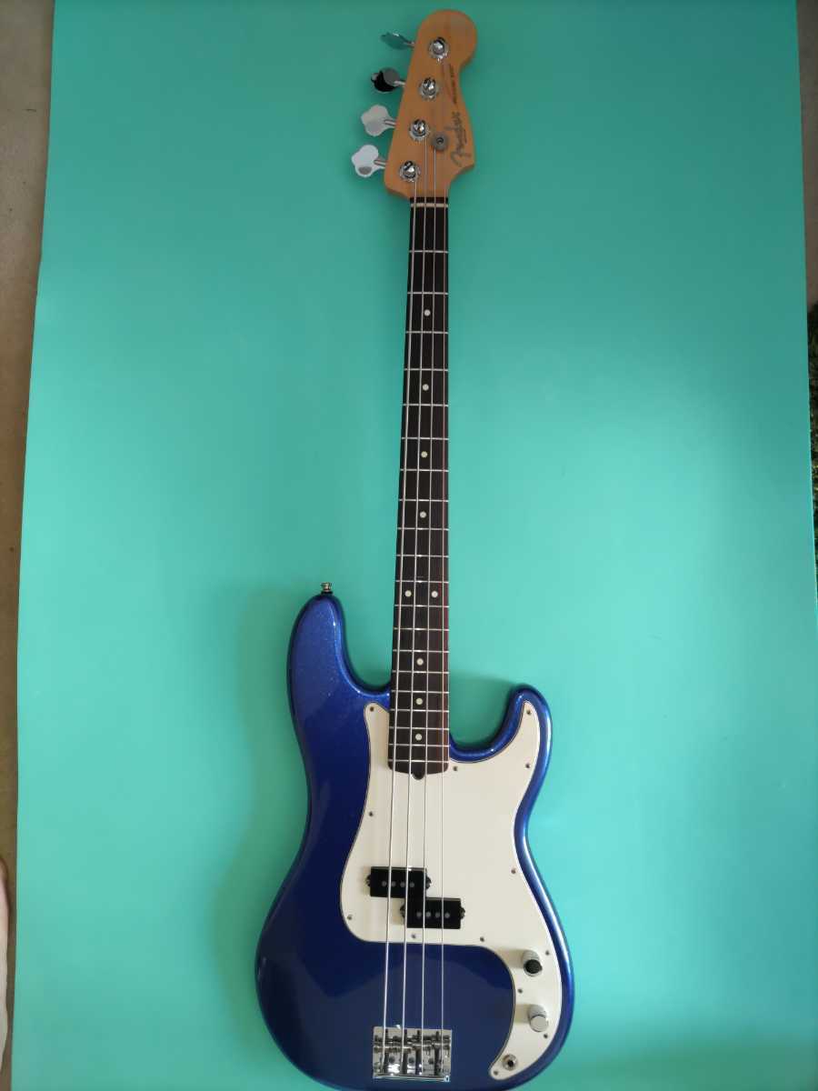 fender american standard precision bass upgrade mystic blue　_画像1
