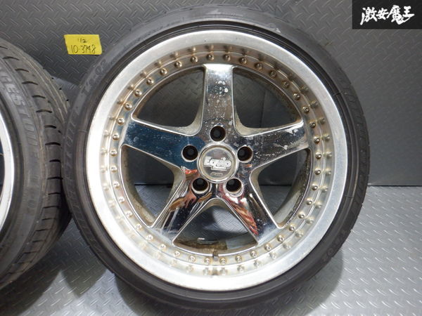 WORK ワーク Equip エクイップ 18インチ 9J +35 PCD114.3 5H 5穴 深リム ホイール 2本 即納 クラウン マジェスタ チェイサー マーク2