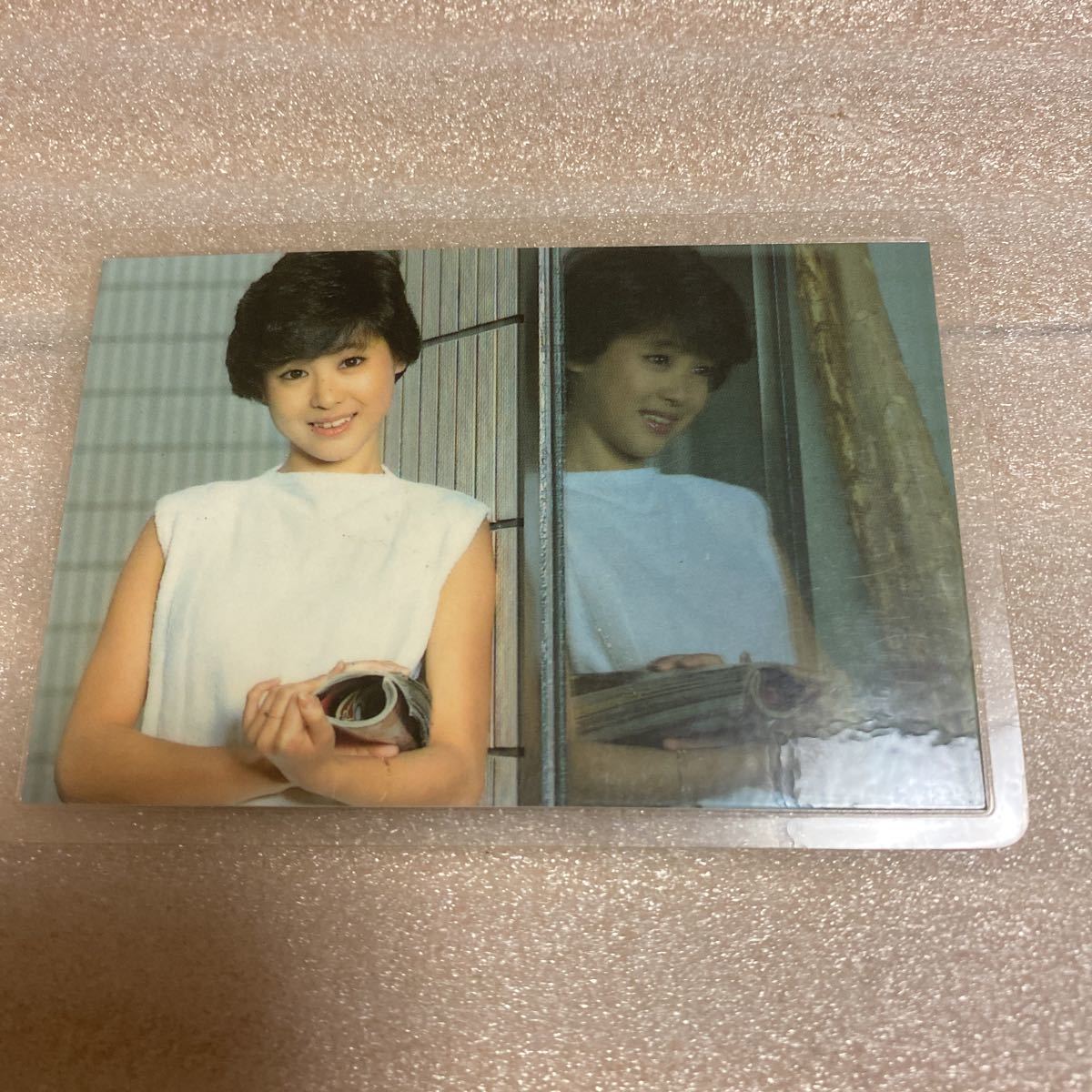 □松田聖子 ラミネートカード サンミュージック③_画像1