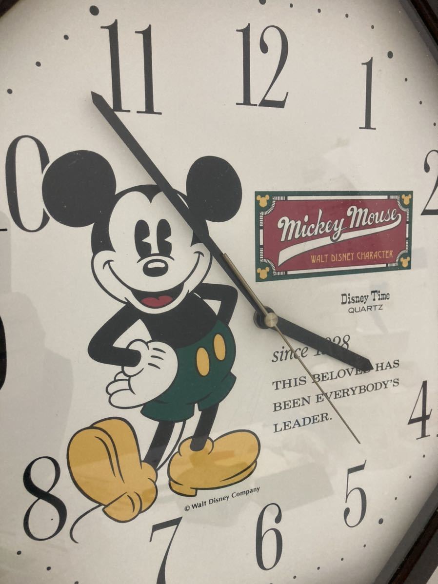 .}Disney настенные часы Disney Mickey Mouse Mickey Mouse б/у товар стена настенные часы настенные часы часы интерьер (221011 5-1)