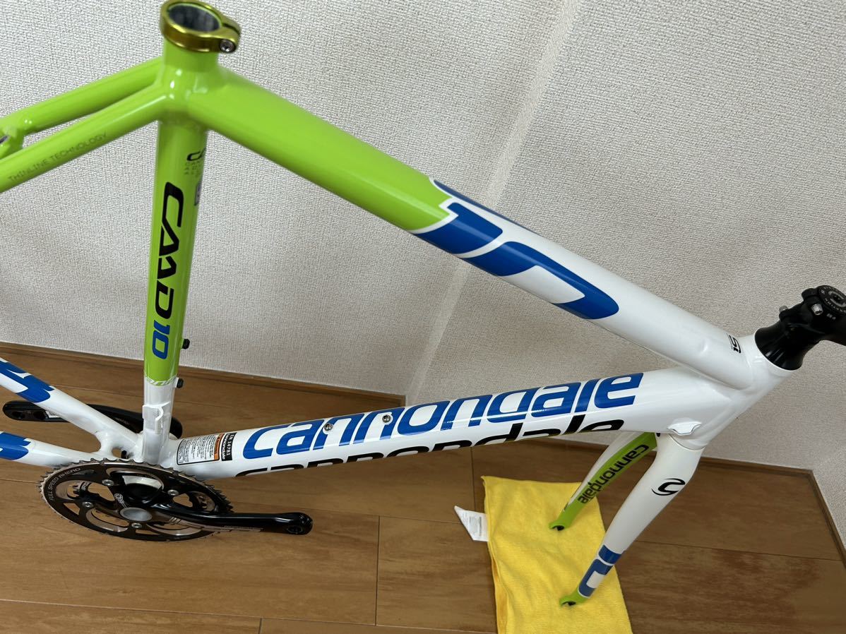 2013年 Cannondale caad10 フレームセット 54サイズ キャノンデール トク割&送料無料 54サイズ フレームセット CAAD10 Canondale 自転車本体