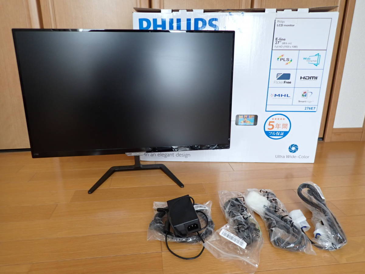 Yahoo!オークション - PHILIPS LCDmonitor 276E7 27型液晶ディスプレイ