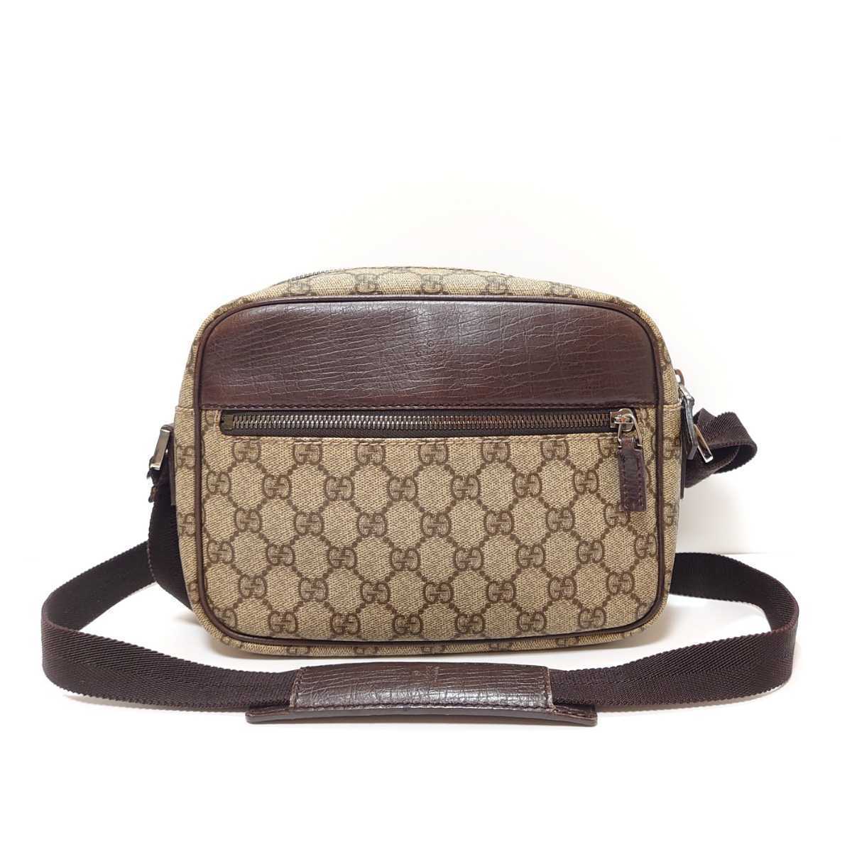 ☆美品 GUCCI グッチ メンズ レディース ショルダーバッグ GG