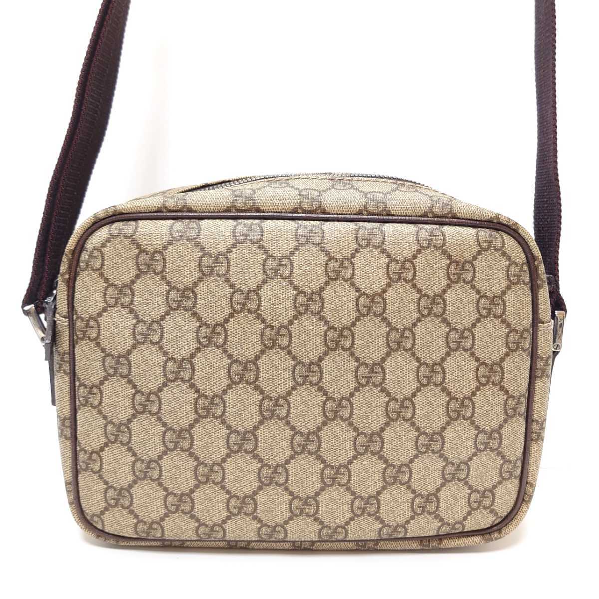 ☆美品 GUCCI グッチ メンズ レディース ショルダーバッグ GG