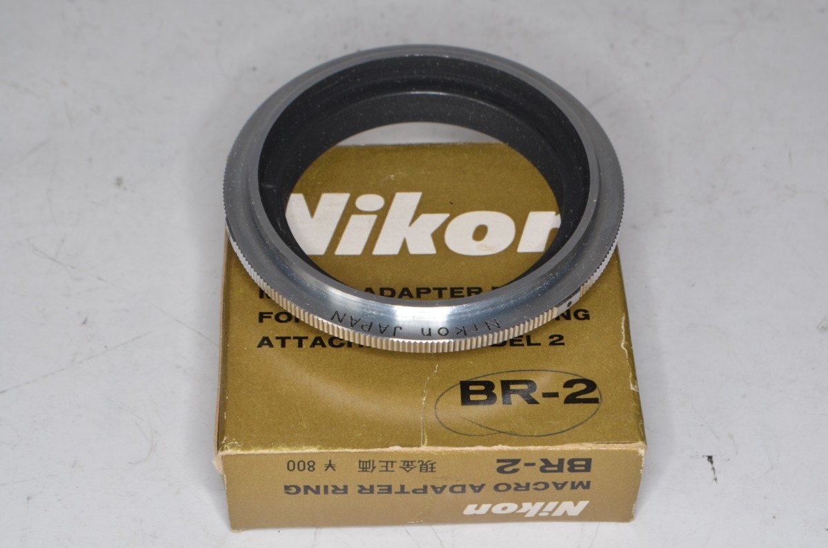 ★中古品★Nikon・ニコン マクロアダプターリングBR-2(元箱付)！_画像1