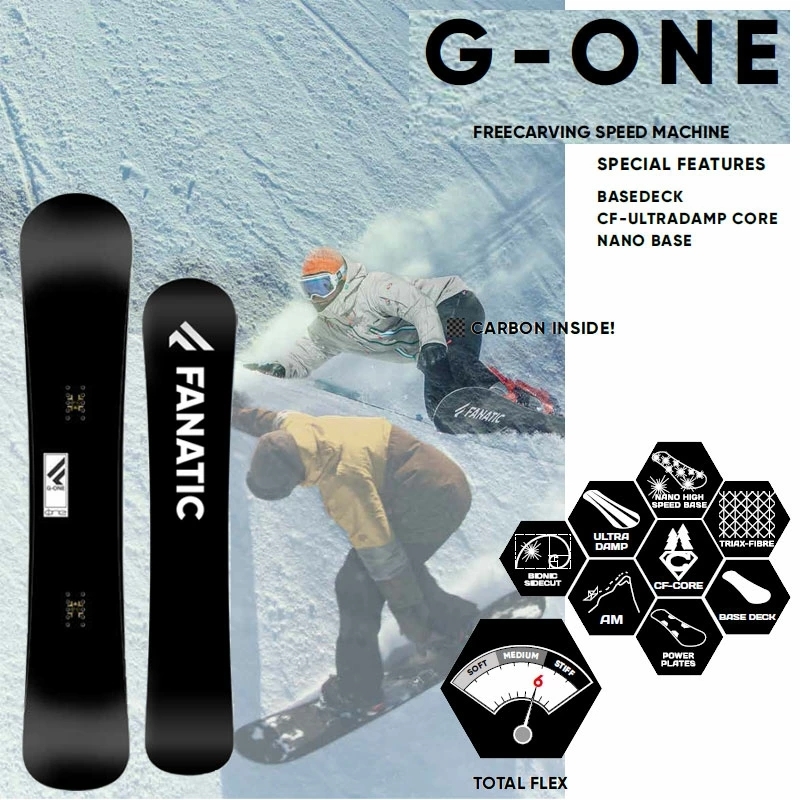 1本限定 FANATIC ファナティック 22/23 G-ONE 160cm パウダー グラトリ ...
