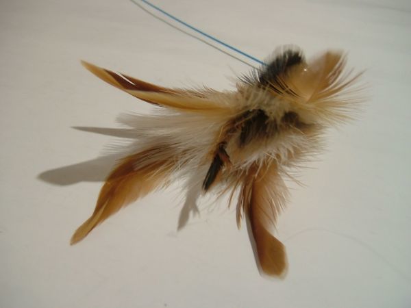 cat. toy feather bell attaching cat. toy 