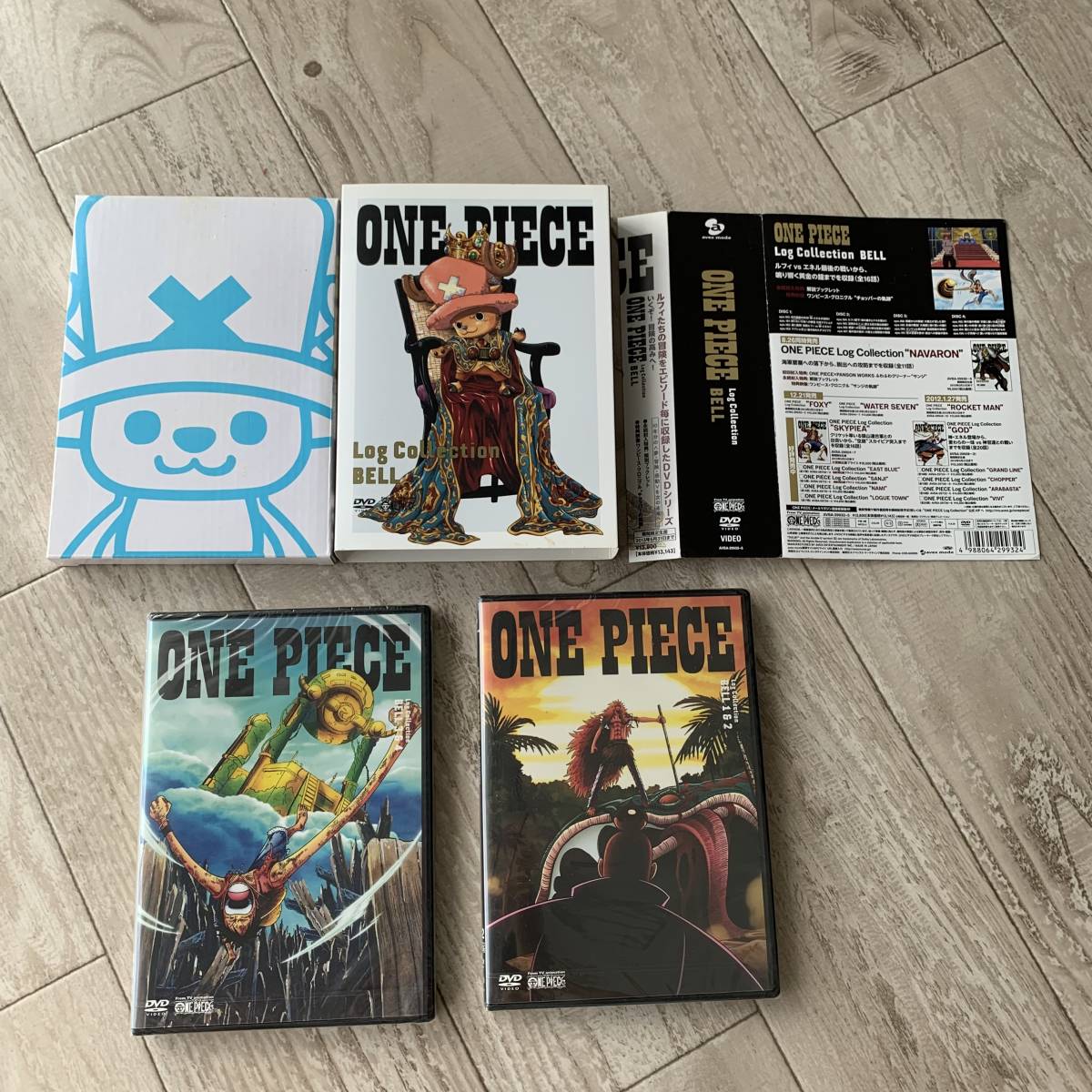 特典付きONE PIECE Log Collection BELL：未使用DVD