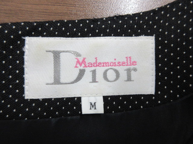 M40720A マドモアゼルディオール Mademoiselle Dior ワンピース 黒