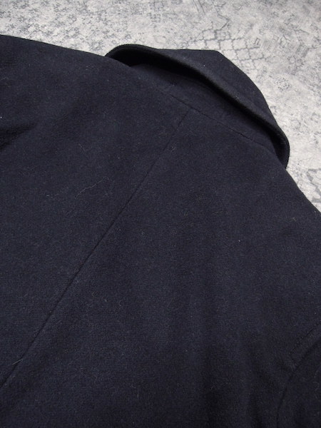 グローバーオール ウールジャケット●レディースLサイズ程度/メンズS程度/濃紺/ダークネイビー/Pコート/ピー/英国製_画像9