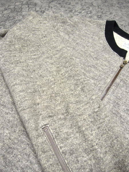  Hollywood Ranch Market full Zip sweat * men's S size (1)/ Heather gray /./ cotton wool / jersey / Parker 