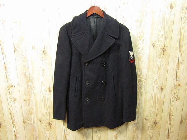 米軍実物Pコート サイズ38 USN US NAVY 海軍 紺 vivazsolucoes.com.br