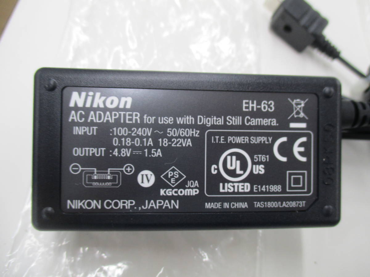 (Y)Nikon ACアダプター EH-63 対応機種：S610 S610c S60 S52c S52 S3 S2 S1_画像4