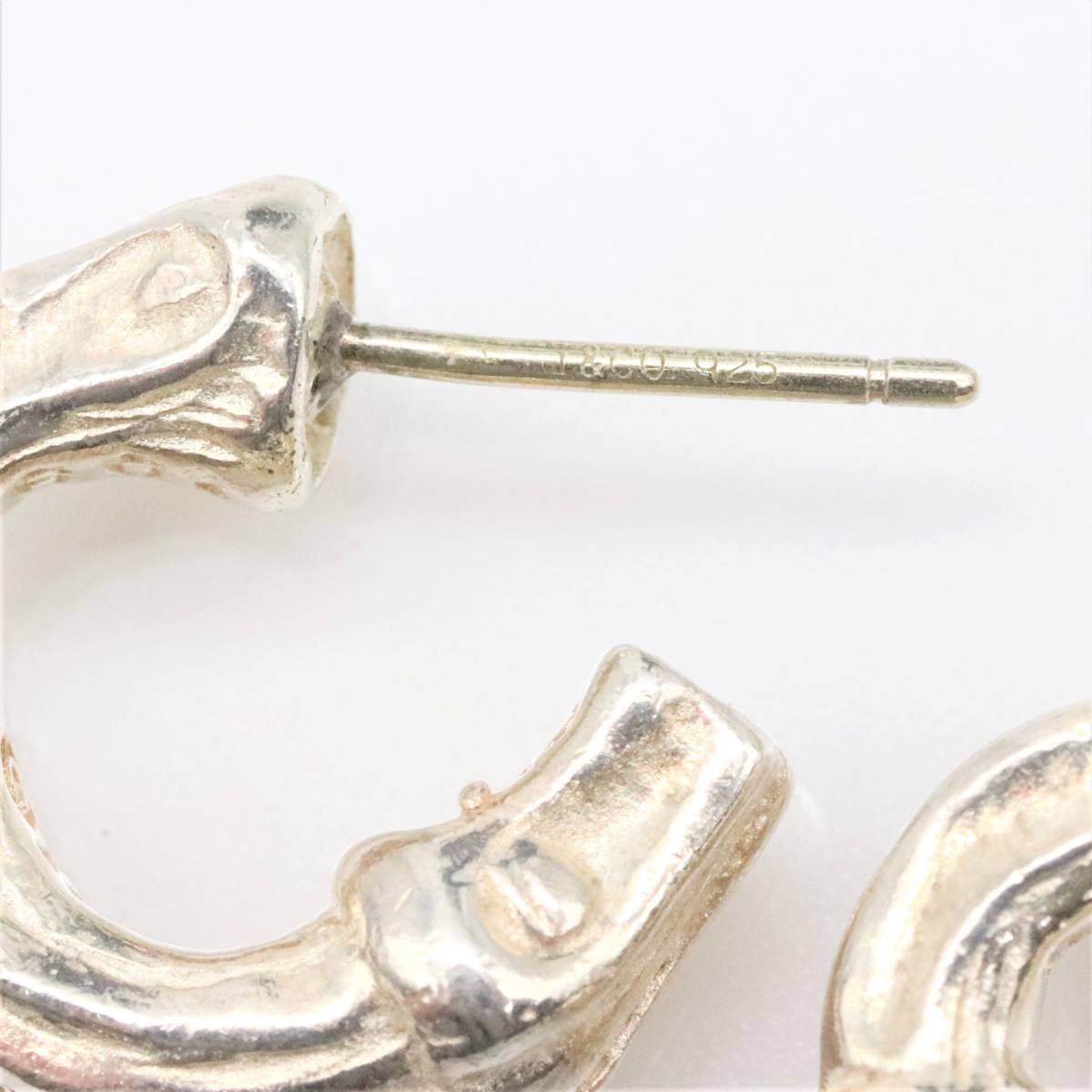 希少TIFFANY&Co. ティファニーヴィンテージ バンブー フープピアス