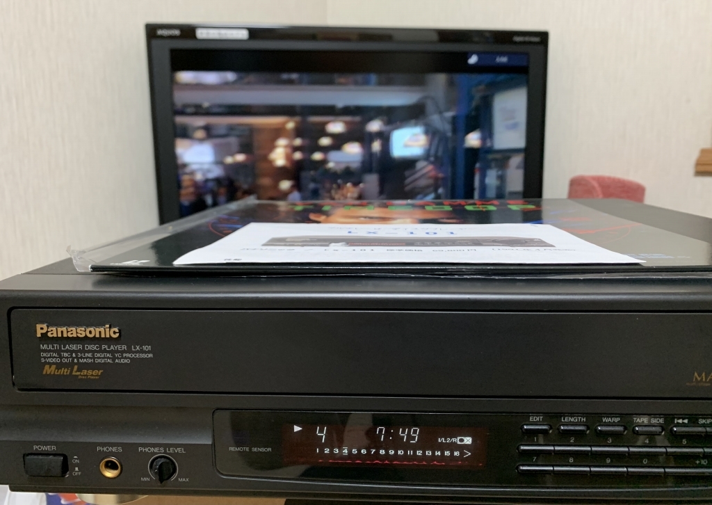 予約 希少品 Panasonic マルチレーザーディスクプレーヤー LX-101 en