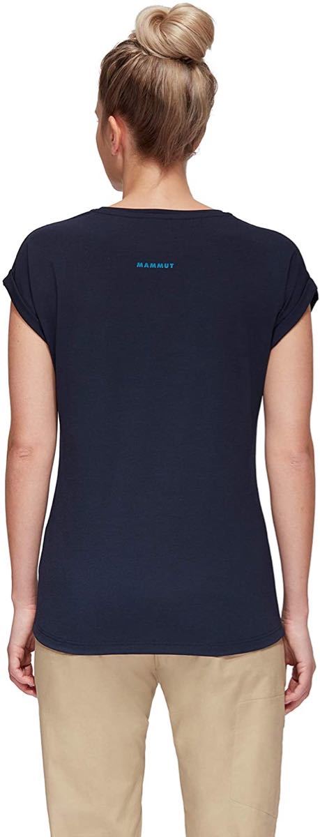 MAMMUT マムート トレッキング 半袖Tシャツ マウンテンTシャツ ネイビー(紺) レディースXL 新品