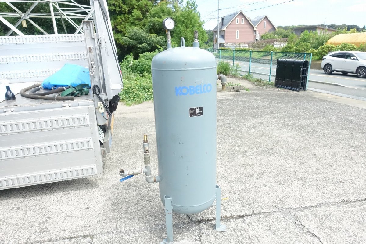 Yahoo!オークション - A KOBELCO 200L エアタンク 補助タンク Yahoo!オークション - A KOBELCO 200L エアタンク 補助タンク