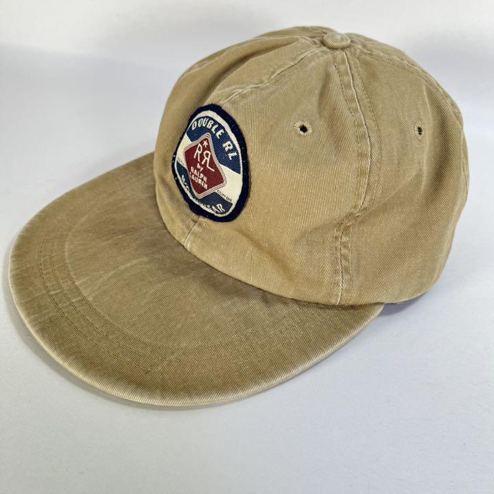 90s・初期タグ・USA製】RRL ワークキャップ 三つ星 帽子 ロゴ刺繍-