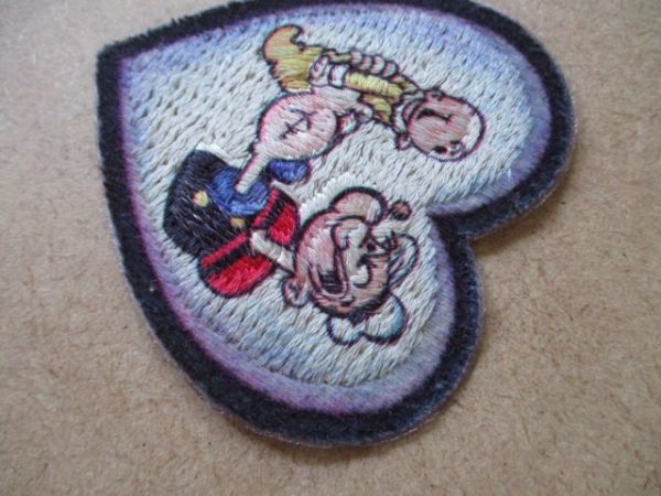 【中古】80s POPEYE ポパイ ワッペン/赤ちゃんアメコミ水夫コミック昭和レトロSailor ManアニメElzie Crisler Segarアップリケpatches S81の画像3