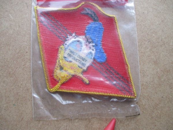 80s ディズニーDisney『ドナルドダック』Donald Duck刺繍ワッペン/DisneylandディズニーランドvintageヴィンテージWALTパッチpatches S82_画像7