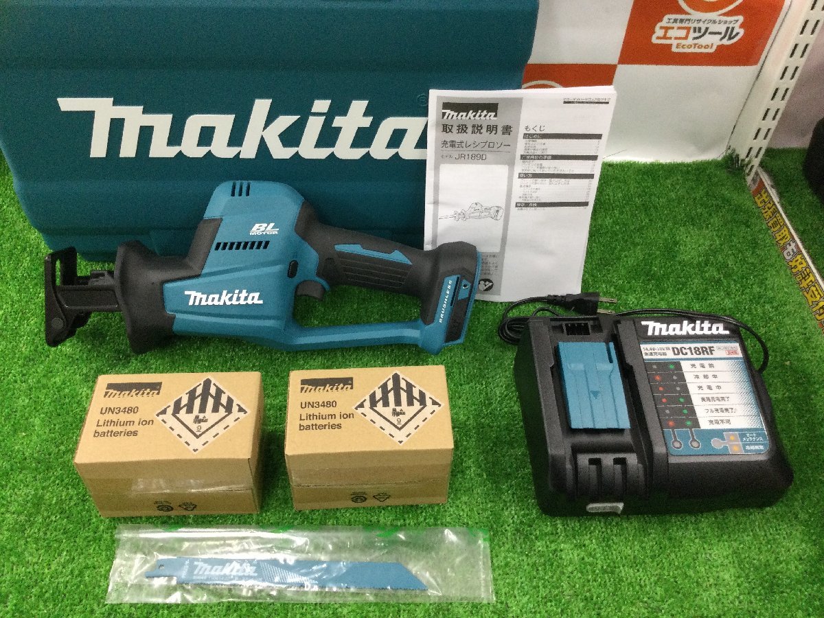 領収書発行可】☆Makita/マキタ 18v充電式レシプロソー JR189DRGX