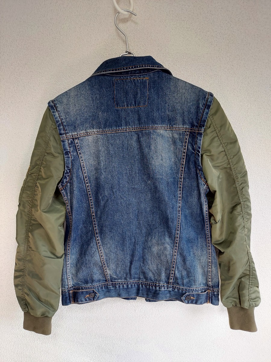 ZARA MAN 切り返し デニムジャケット L(US) メンズ ジージャン ZARA MAN 切り返し デニムジャケット L(US) メンズ ジージャン