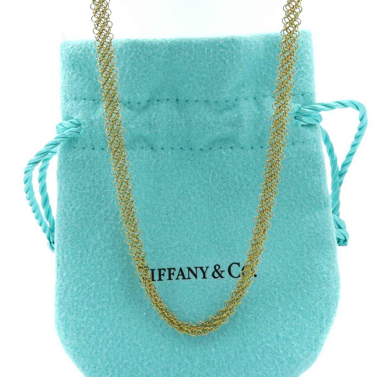 公式ショップ】 美品 極希少 Tiffany&Co. SS34 64㎝ K18 750