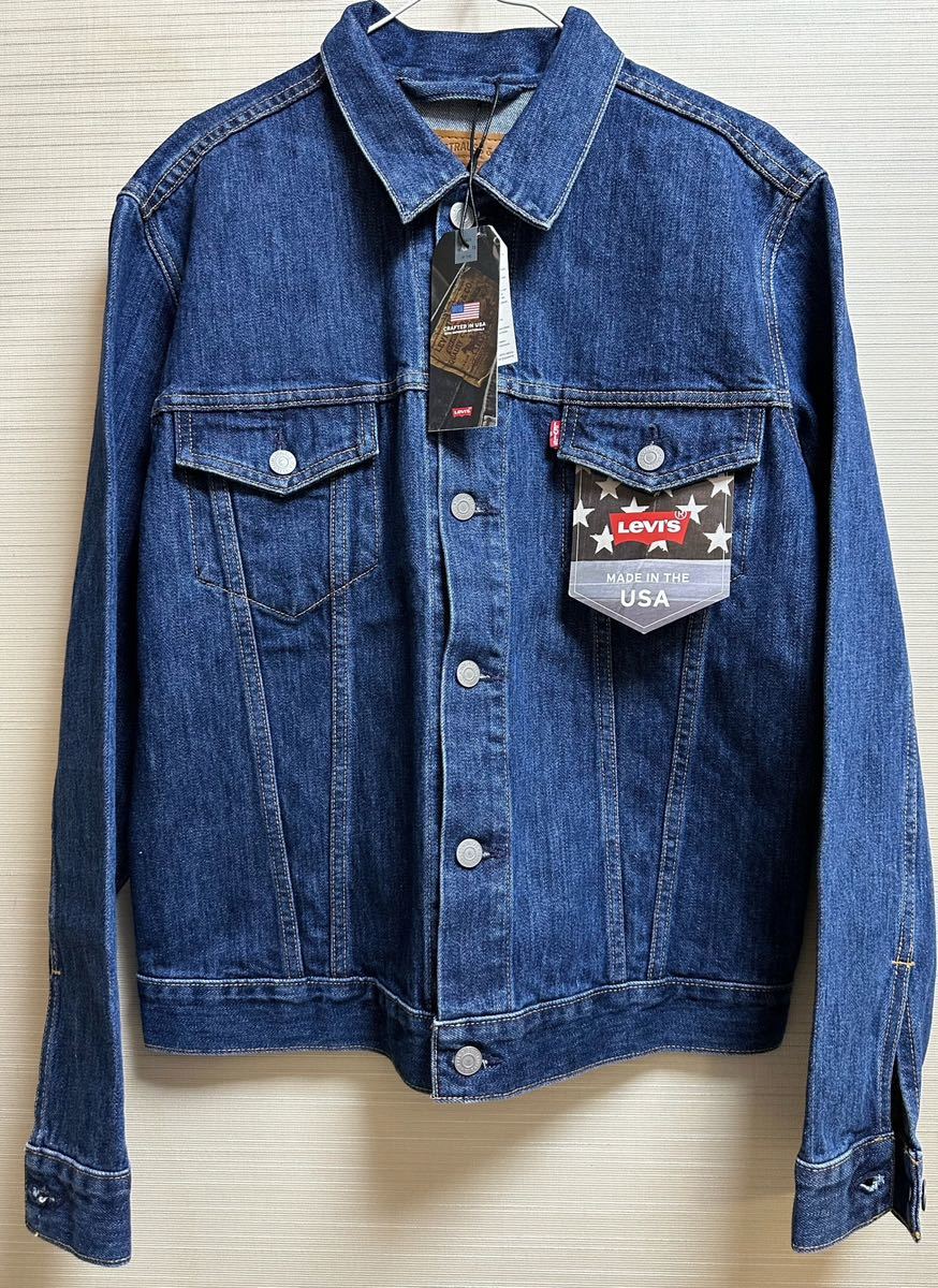 超格安価格 IN 革パッチ MADE E タイプ BIG 3rd ジャケット デニム トラッカー リーバイス LEVI'S USA 廃番デッドストック 新品タグ付き未使用品 ジージャン 超格安価格 IN 革パッチ MADE E タイプ BIG 3rd ジャケット デニム トラッカー リーバイス LEVI'S USA 廃番デッドストック 新品タグ付き未使用品 ジージャン